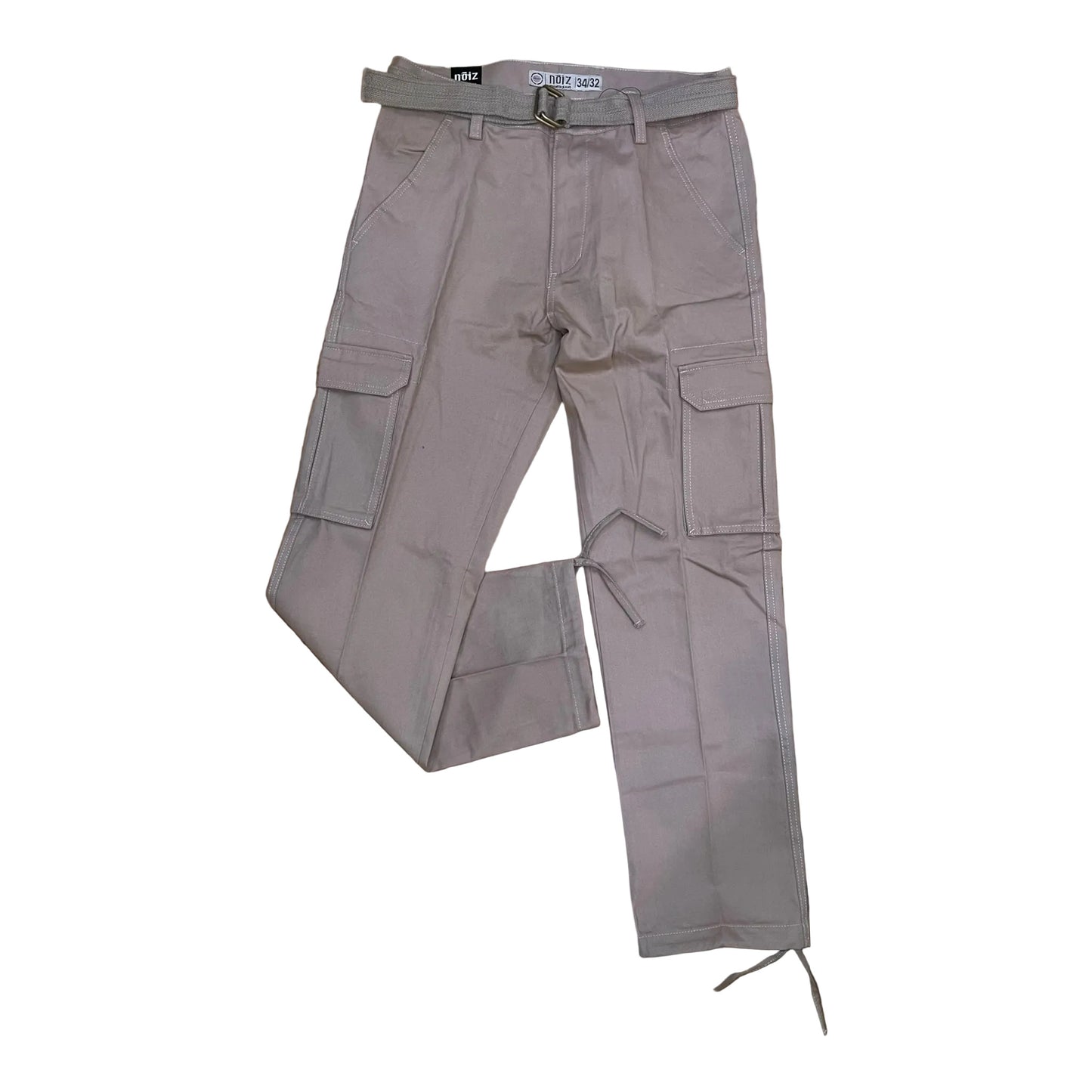 KP610X - Big Men's Basic Twill Cargo Pocket Straight-Fit Pants