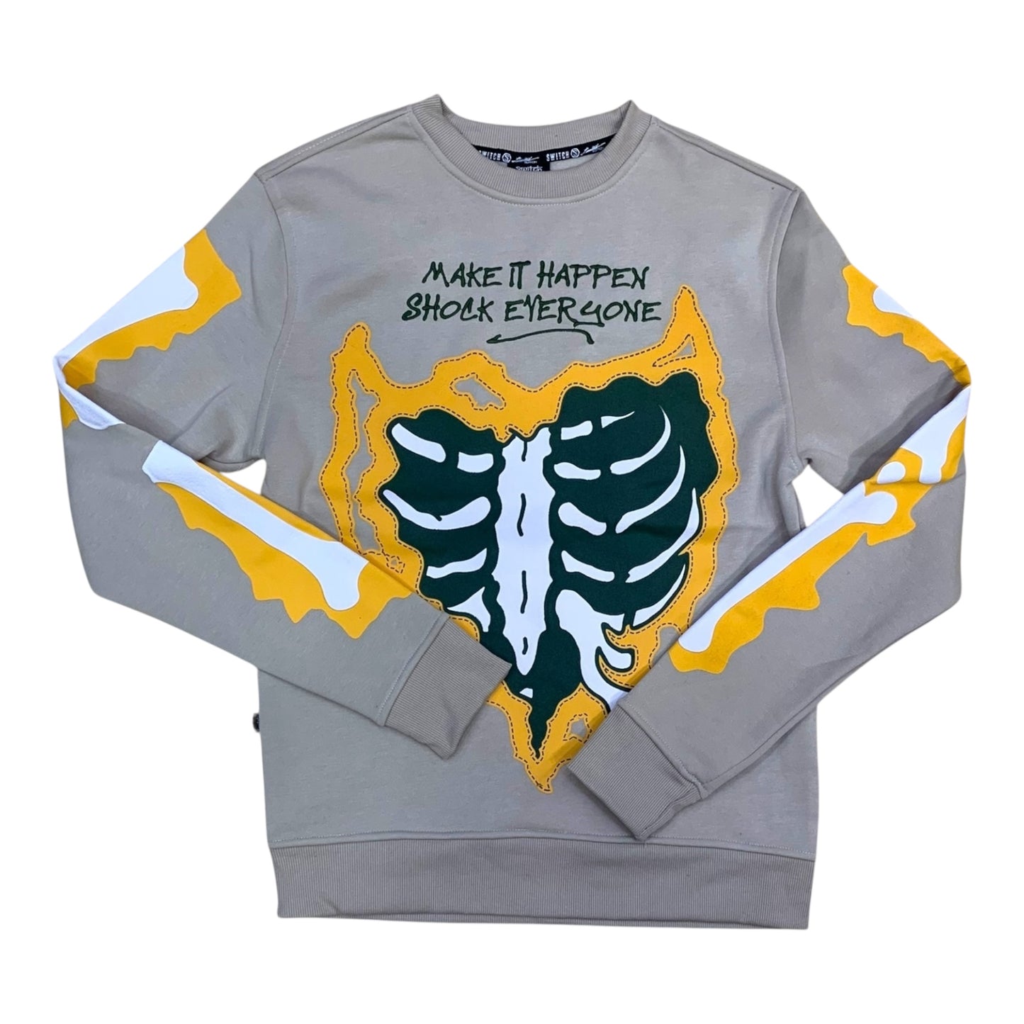 SF4214 - Make It Happen Shock Everyone Crewneck Fleece