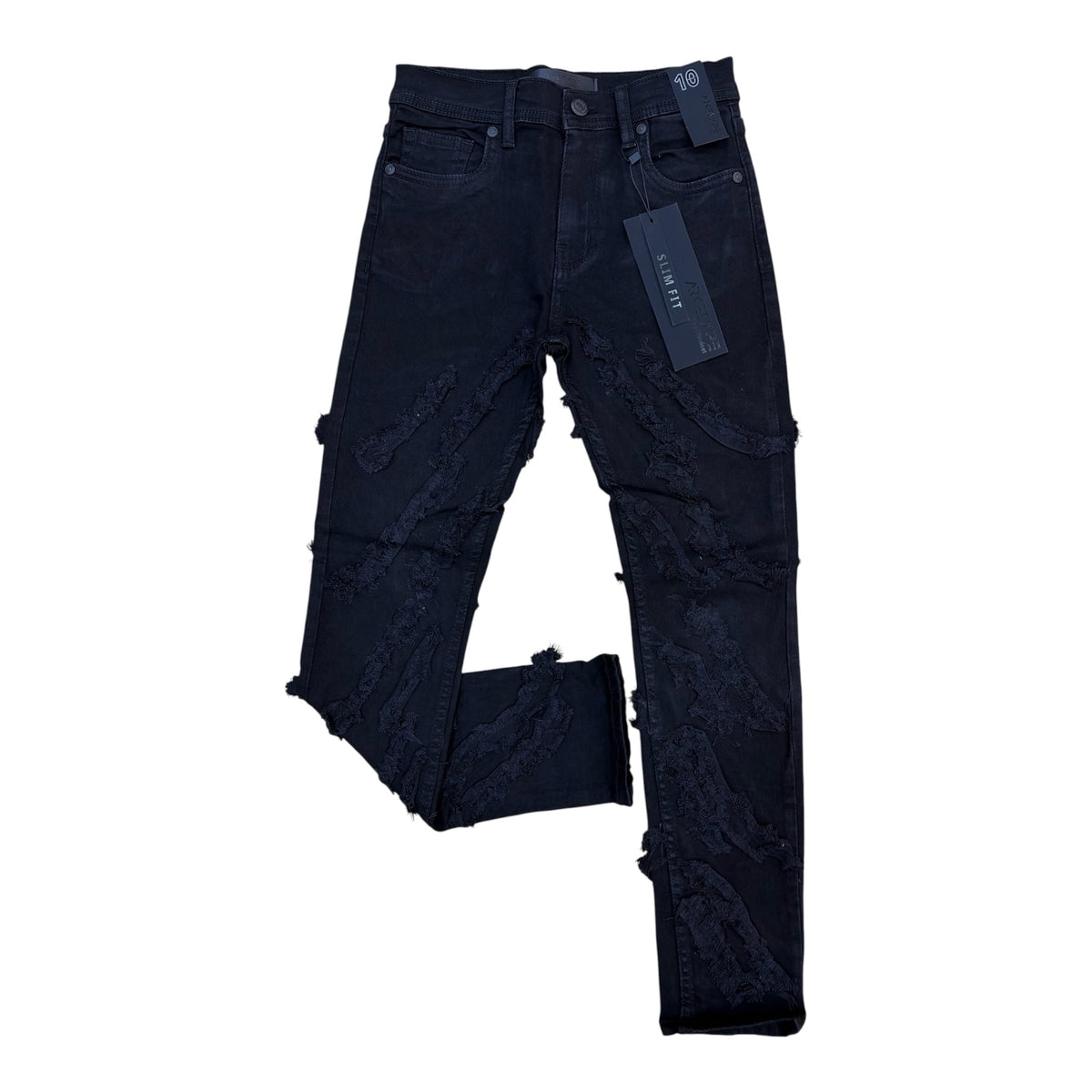 WH-P627K - Boys/Kids North Grid Slim Fit Stretch Jeans