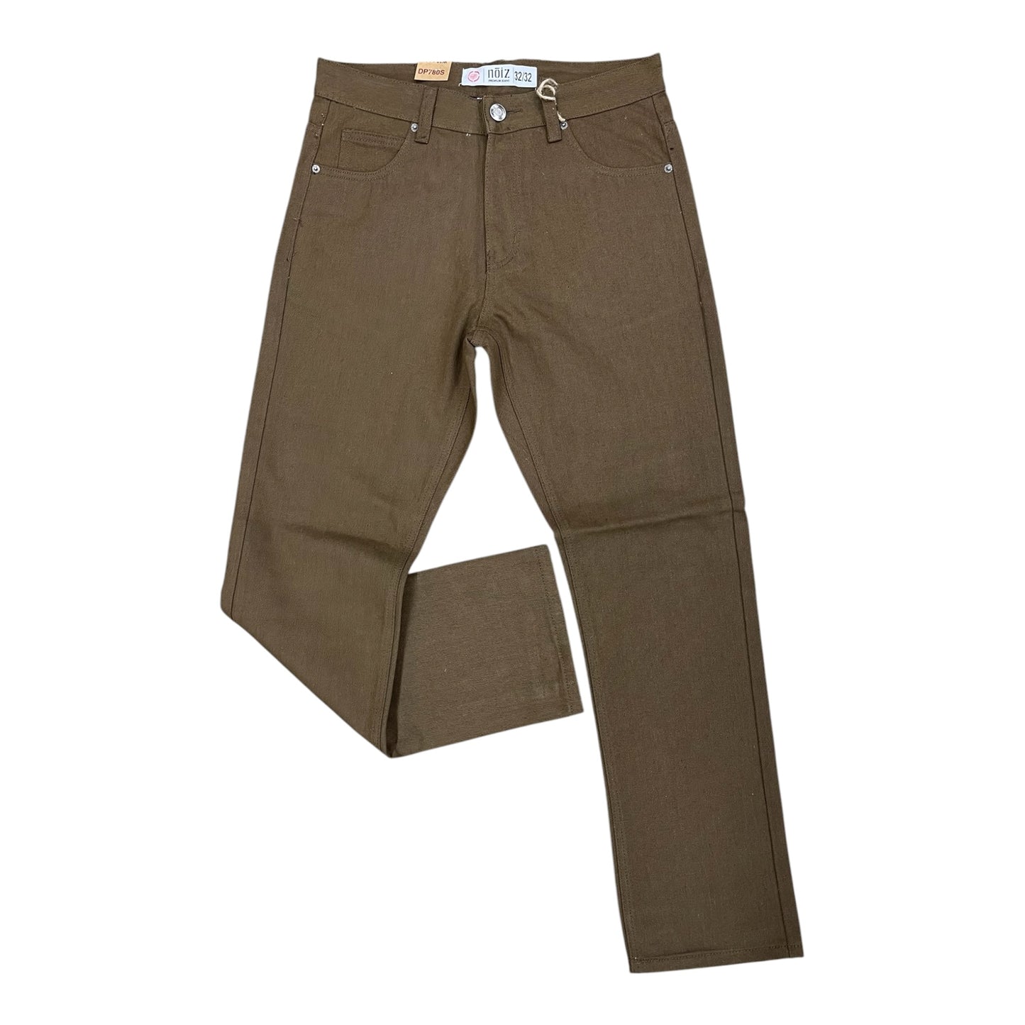 DP780 - Basic color Denim Relaxed-Fit Pants