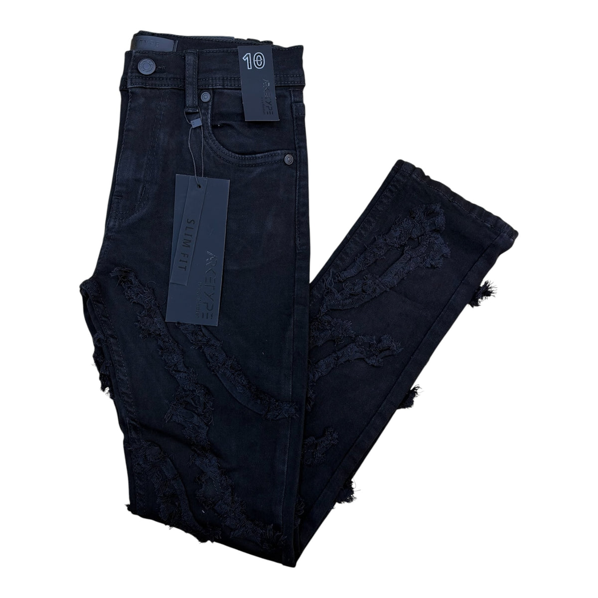 WH-P627K - Boys/Kids North Grid Slim Fit Stretch Jeans