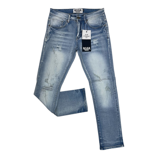 A00-43415 - Distressed Slim-Fit Stretch Jeans