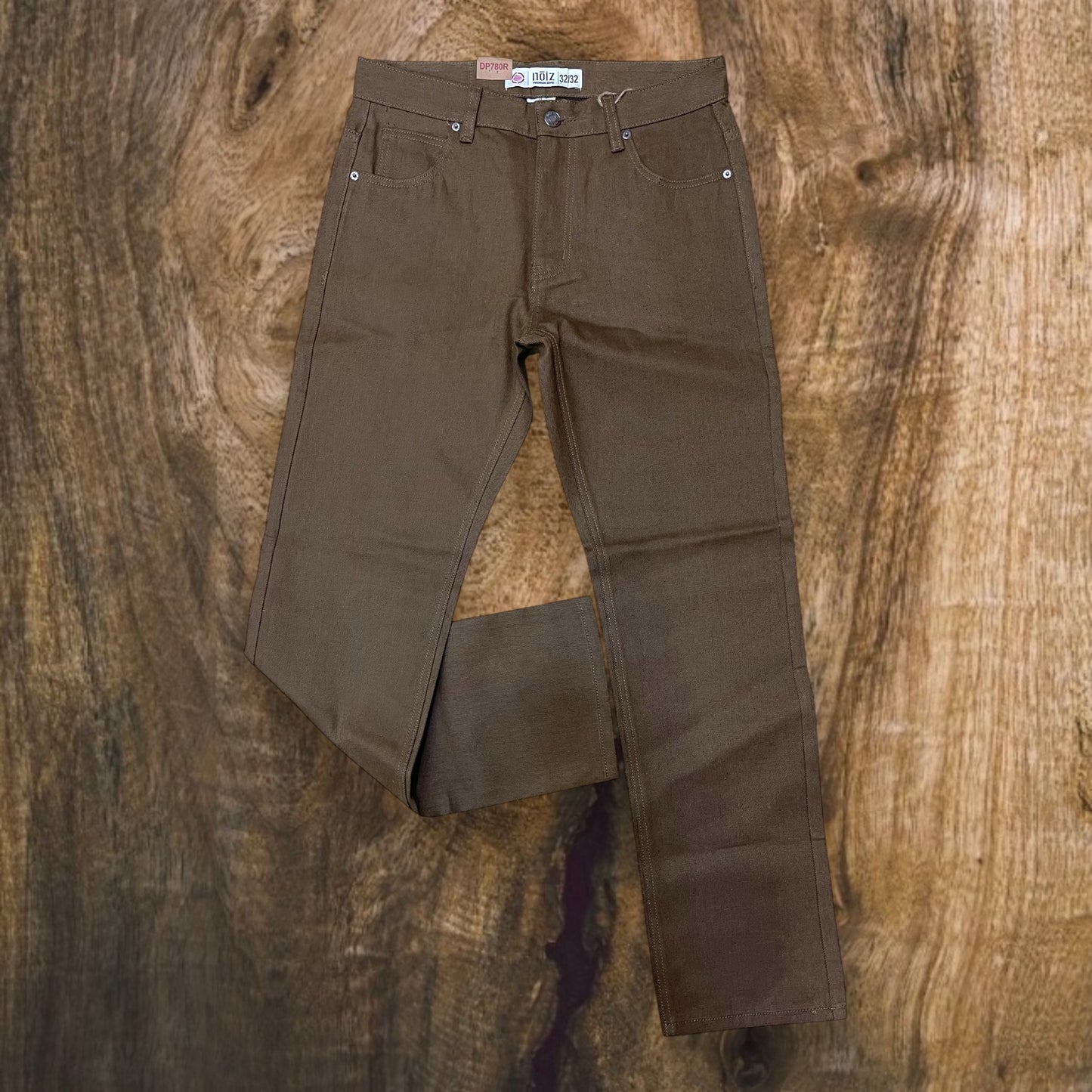 DP780 - Basic color Denim Relaxed-Fit Pants