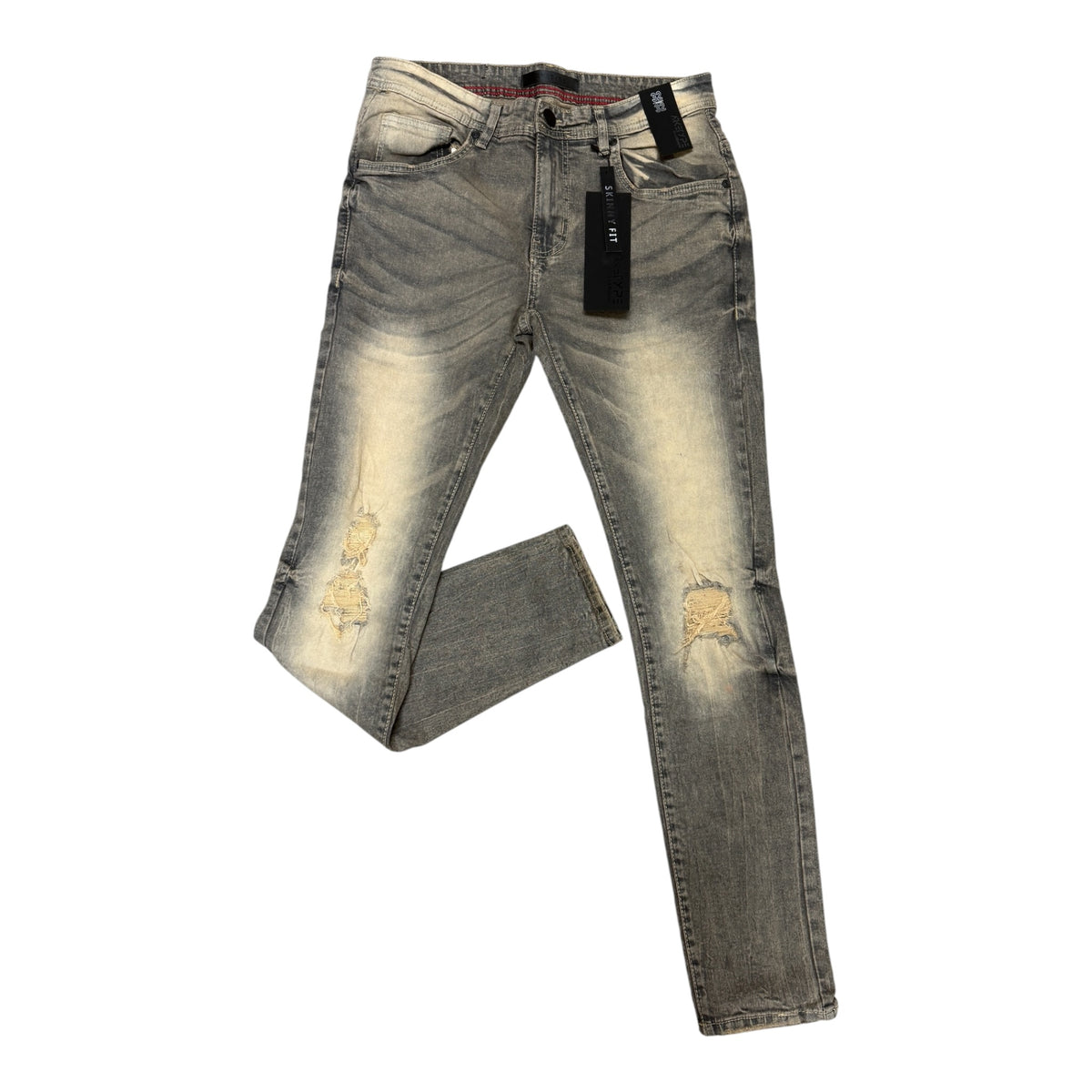 WH-P567 - Jersey Ripped Skinny-Fit Stretch Jeans