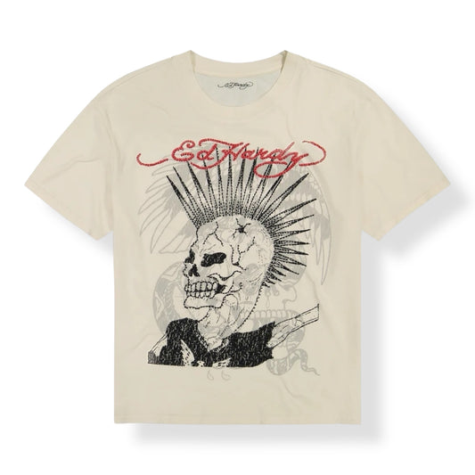 EHM1101-64RS - Punk Mohawk Boxy Graphic T-Shirt
