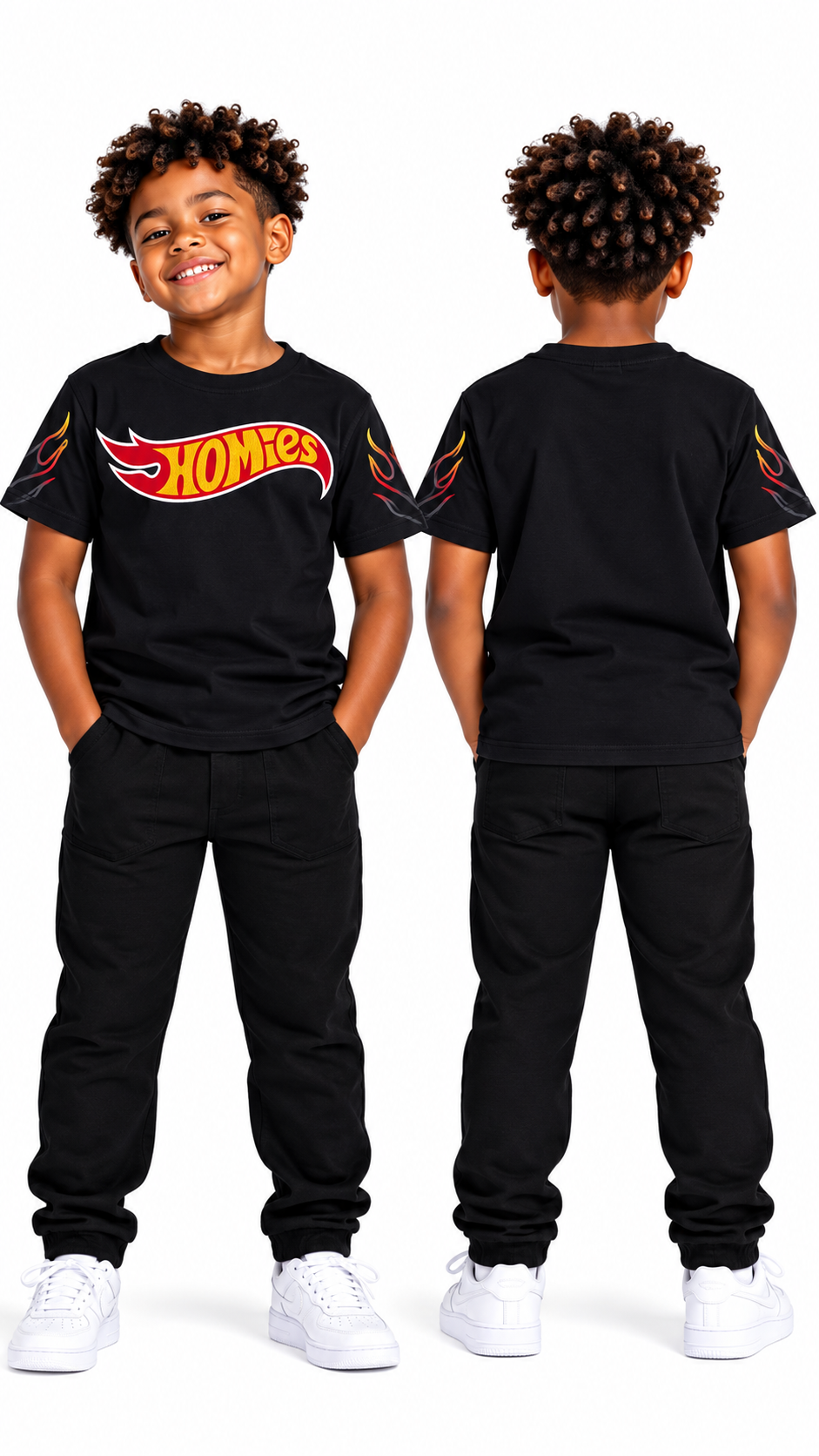 852-B125 - Kid's/Boy HOMIES Graphic T-Shirt