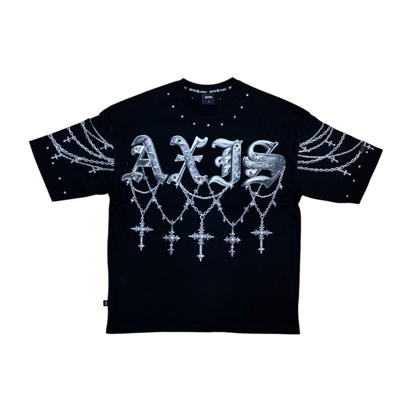 WH-SW6151 - Axis Nexus with Studs Boxy Graphic T-Shirt