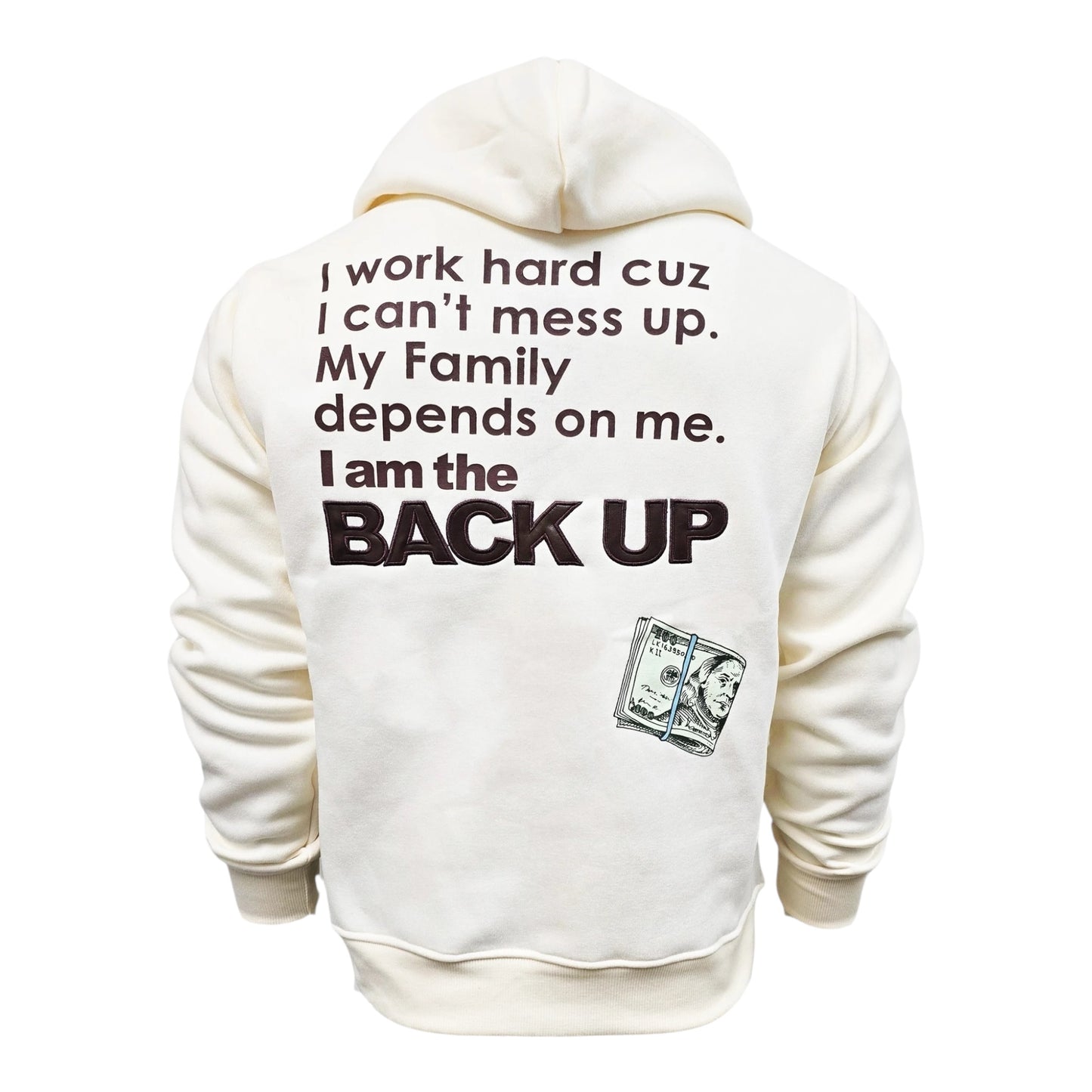 SF4236 - I Am The Back Up Fleece Graphic Hoodie
