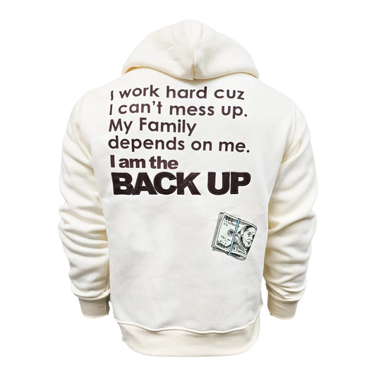 SF4236 - I Am The Back Up Fleece Graphic Hoodie