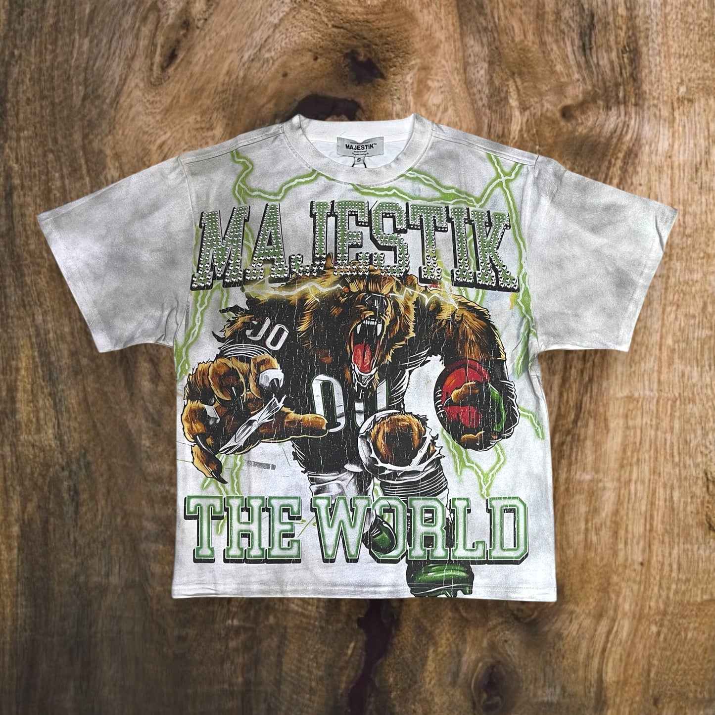 TE2529 - Bear Back Garment Dyed T-Shirt