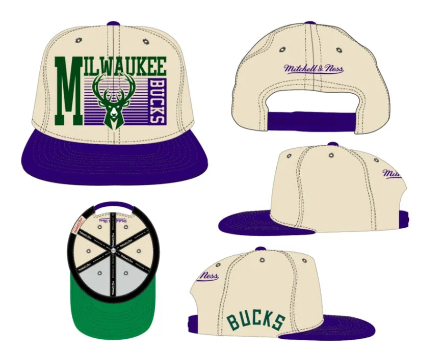 Mm23085 - Milwaukee Bucks Snapback