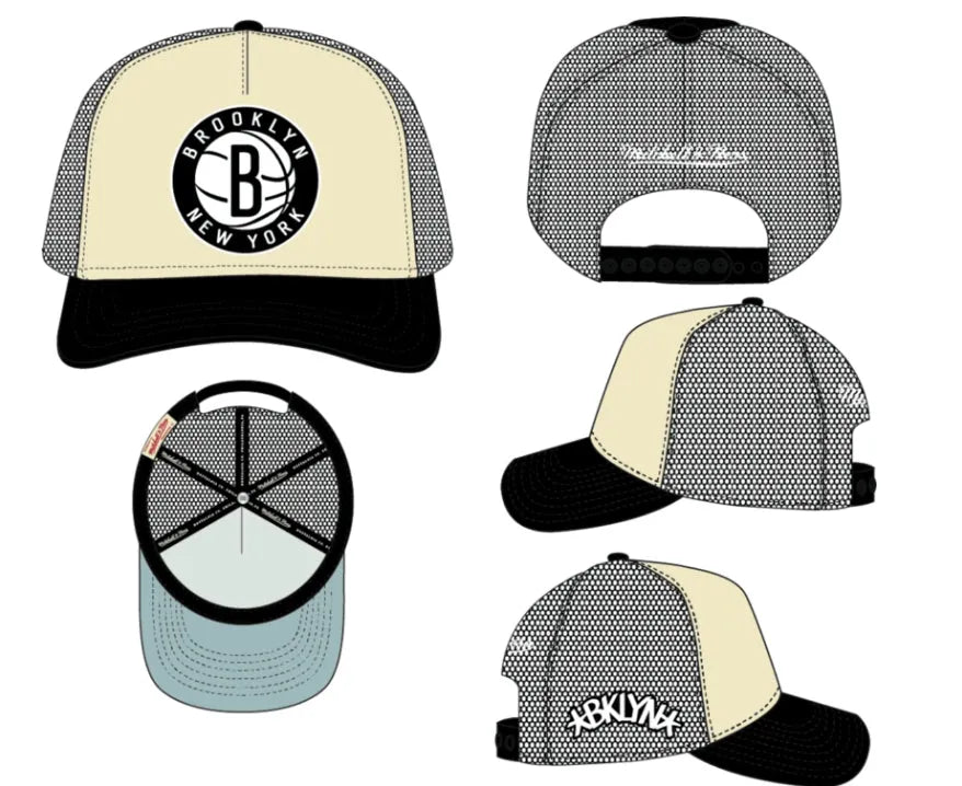 SH21334 - Brooklyn NETS TRUCKER SNAP