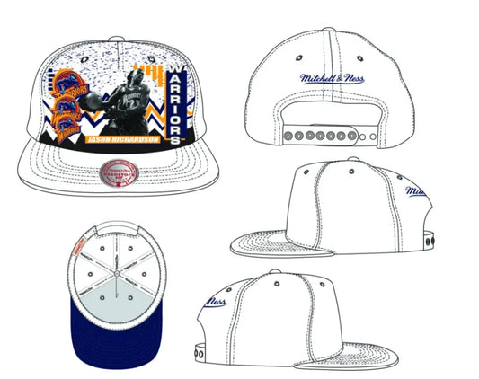 Sh21457 - Warriors Jason Richardson Snapback