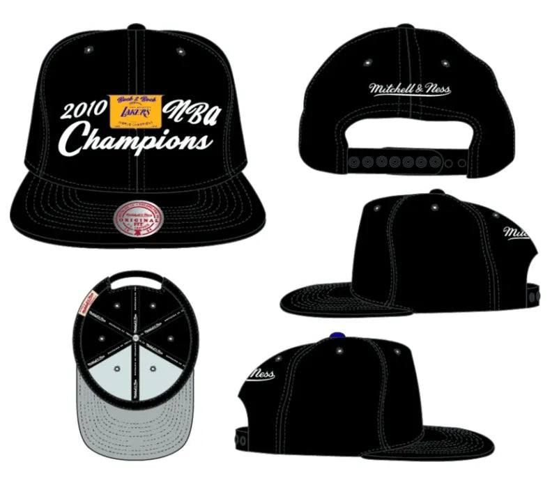 Sh21019 - 2010 NBA Champs Lakers Snapback