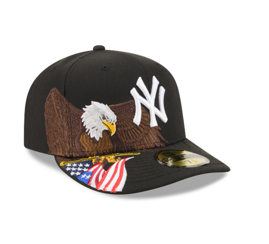60853685 - New York Yankees Eagle Black & White 59FIFTY Fitted