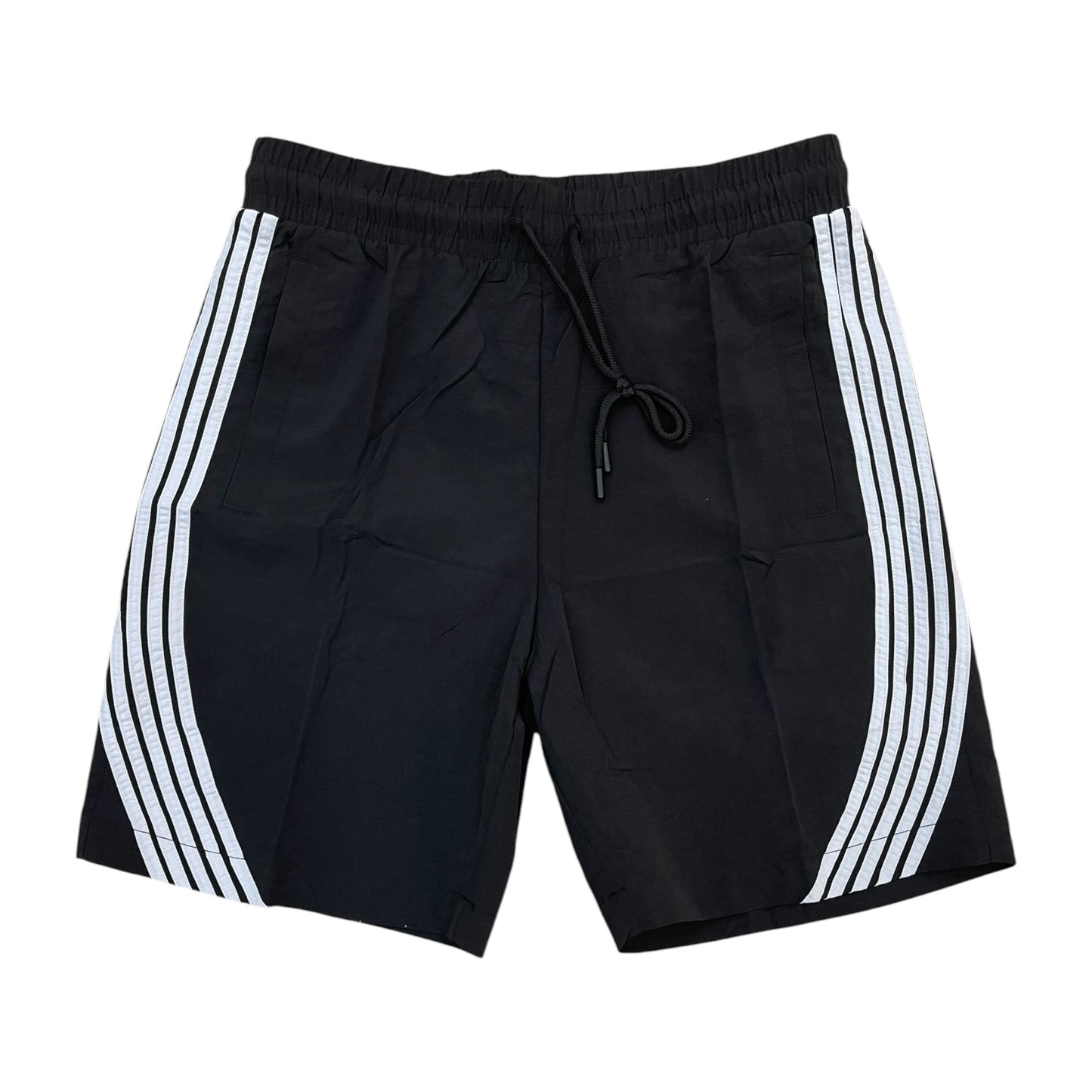 BTS26015 - Striped Relax Fit Nylon Shorts