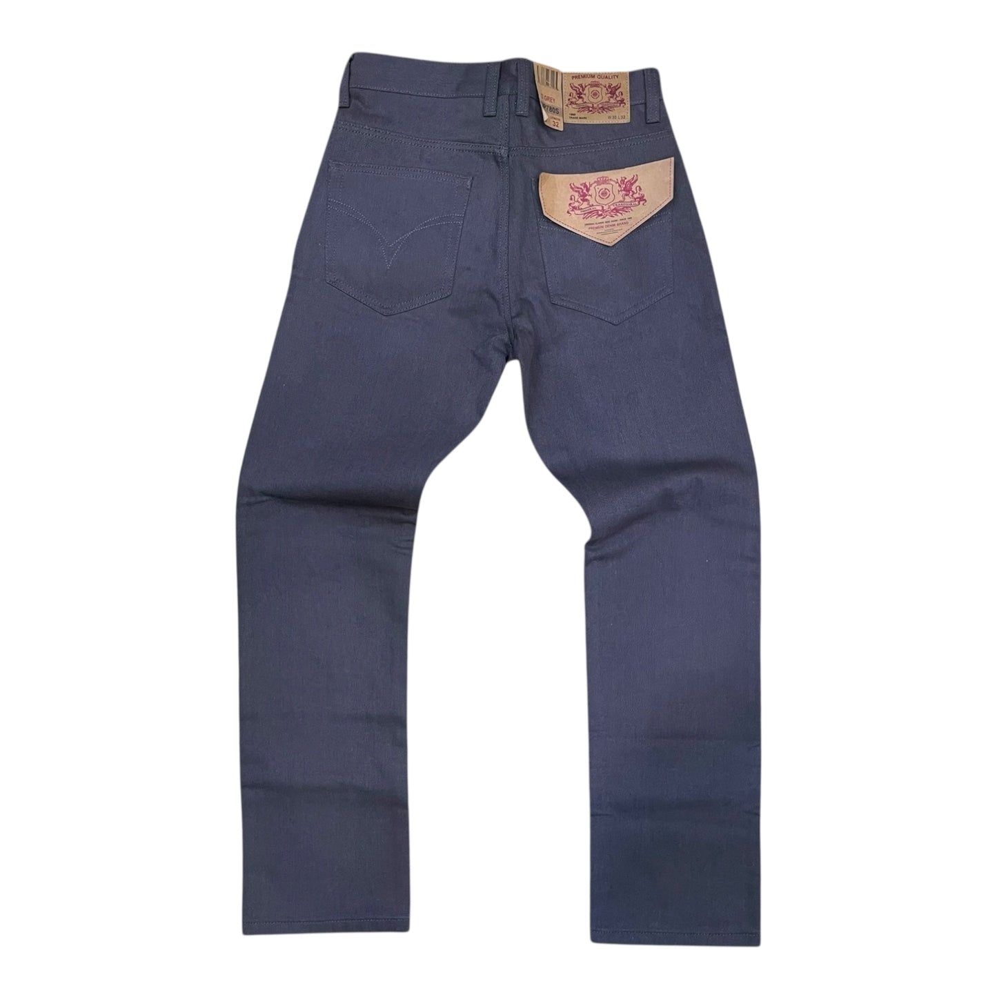 DP780X - Big Men's Basic color Denim Relaxed-Fit Pants