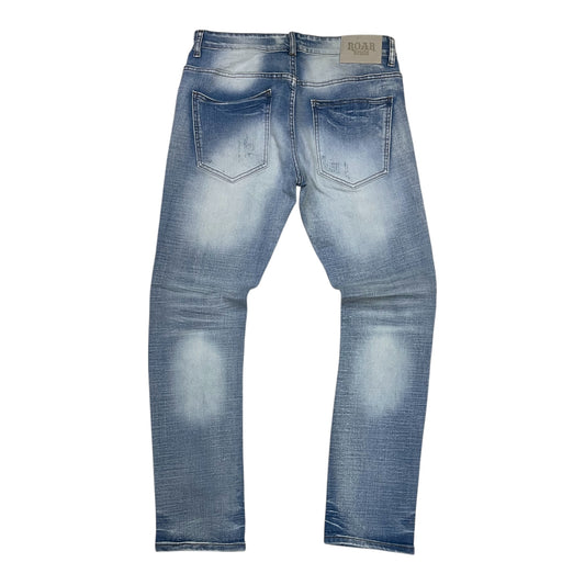 A00-43415 - Distressed Slim-Fit Stretch Jeans