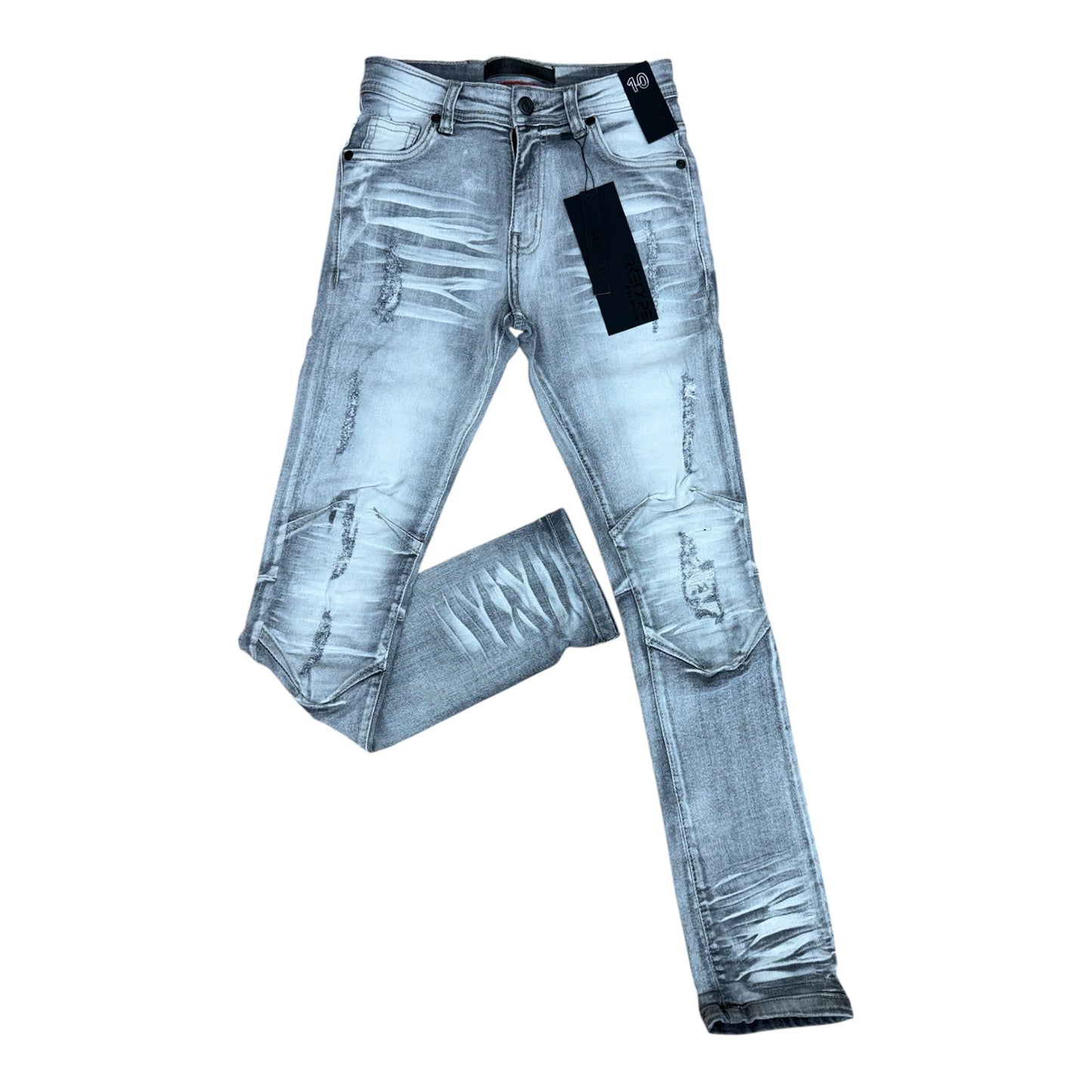 WH-P512K - Boy's/Kids Double Whisker Slim-Fit Stretch Jeans