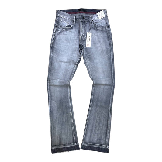 P537 - Essntl Stretch Stacked Flare Jeans