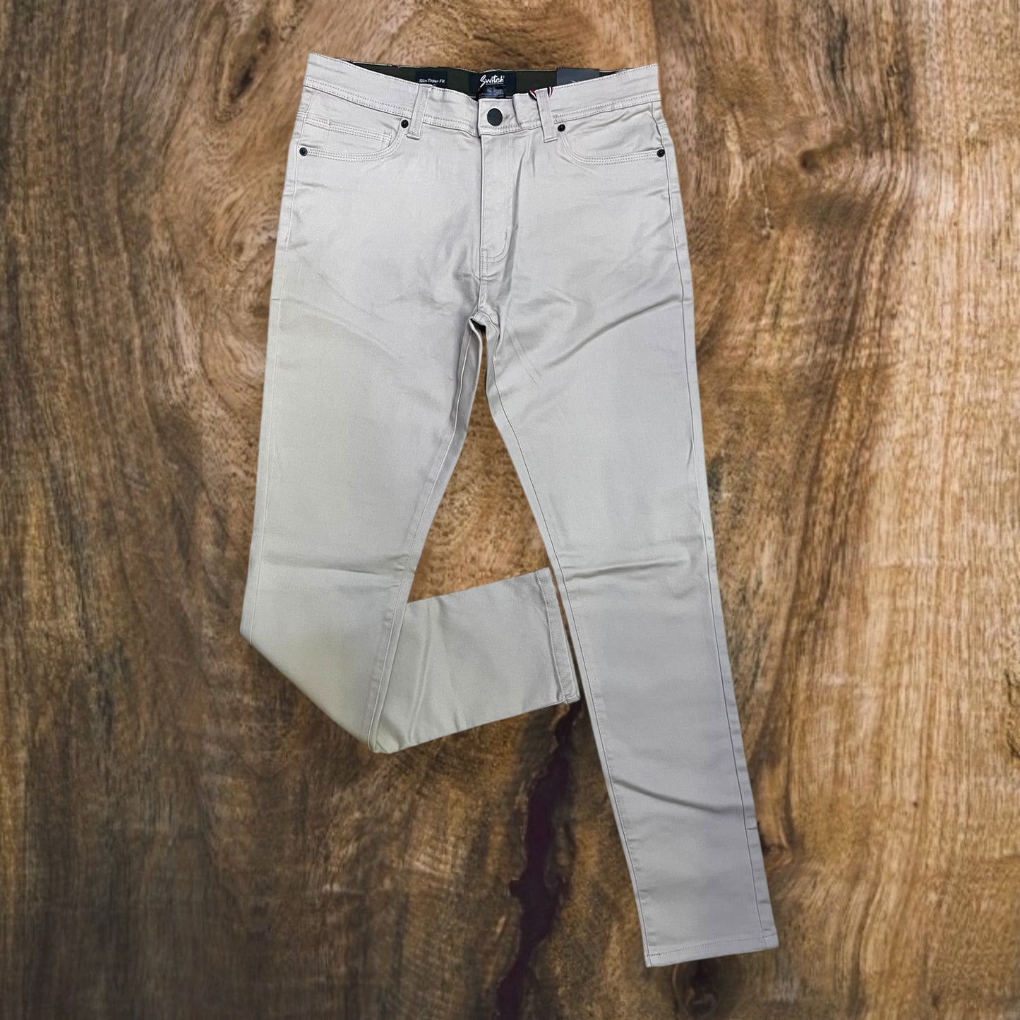 SS3560 - Span Twill Casual Slim-Fit Stretch Pants