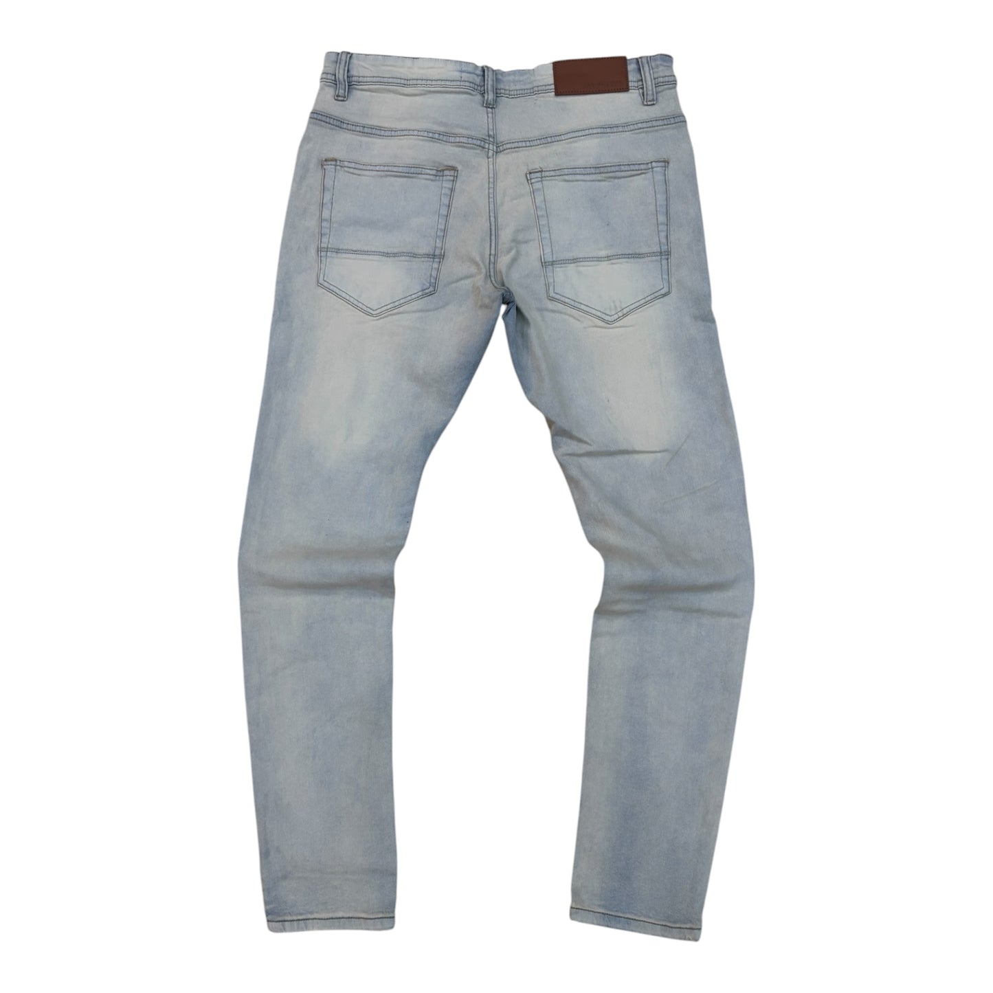 WH-P607 - Ricky Essential Ripped Slim-Fit Stretch Jeans