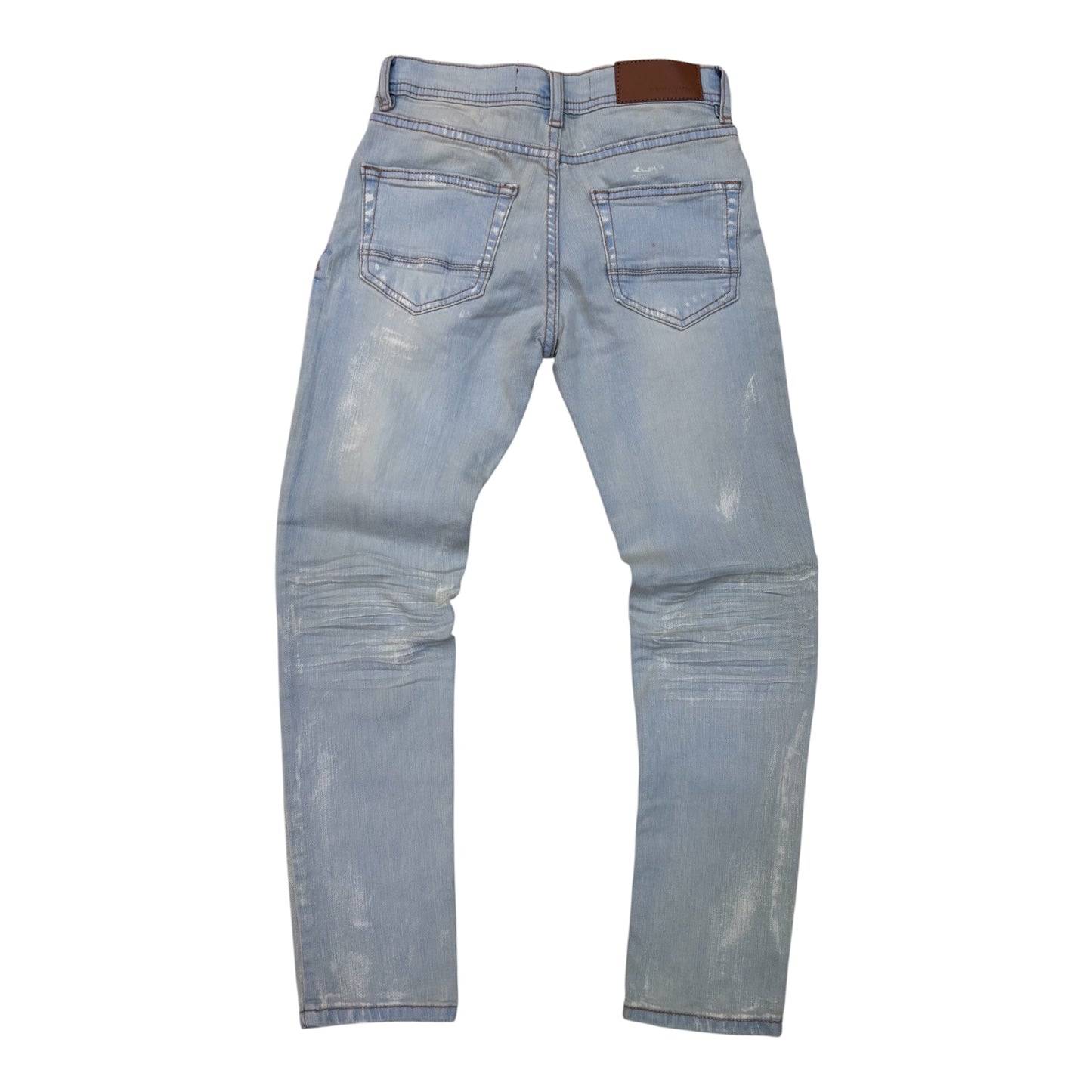P611K - Boy's/Kids Revival Ripped Slim-Fit Stretch Jeans