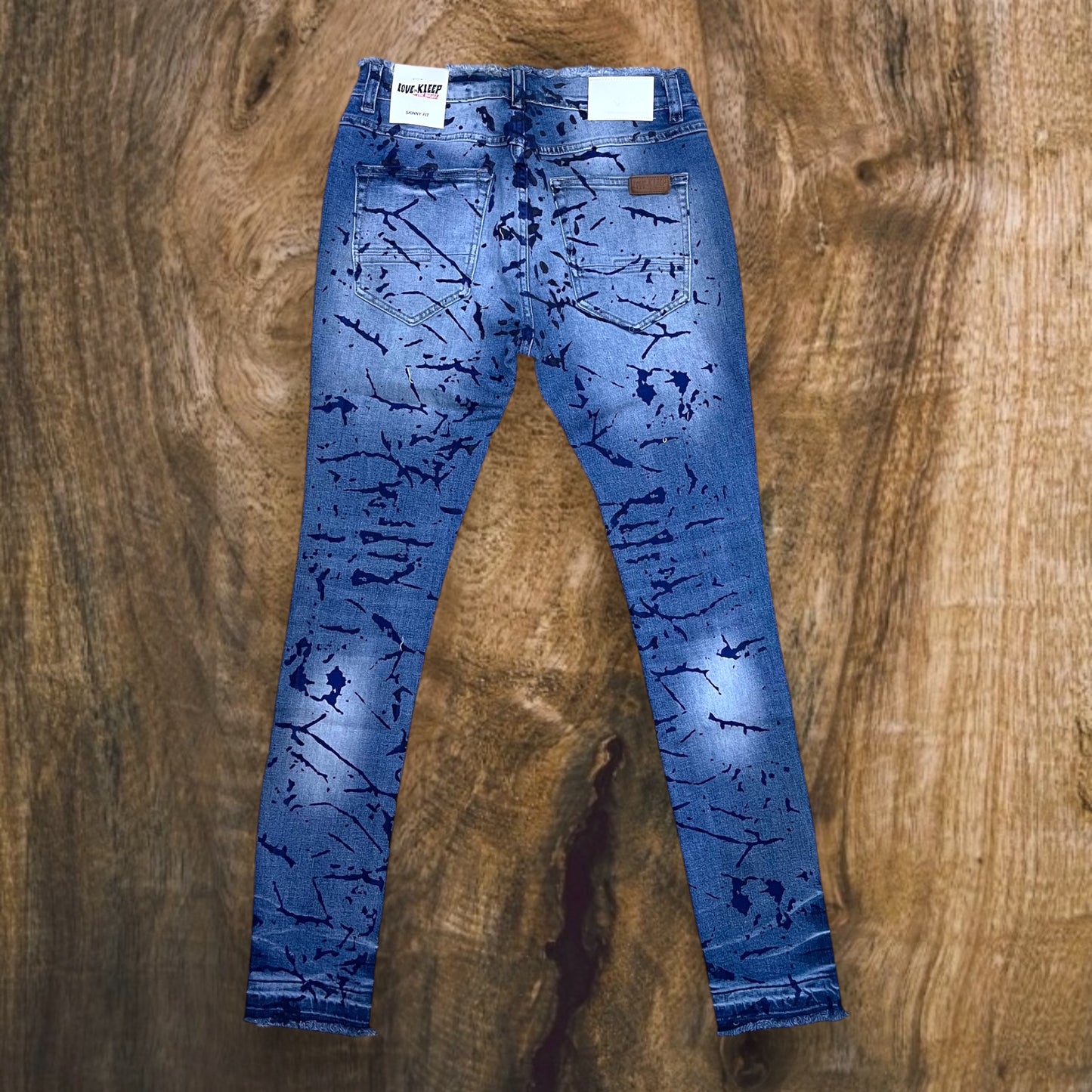 KP4550A - Premium Washed Denim Skinny Pants