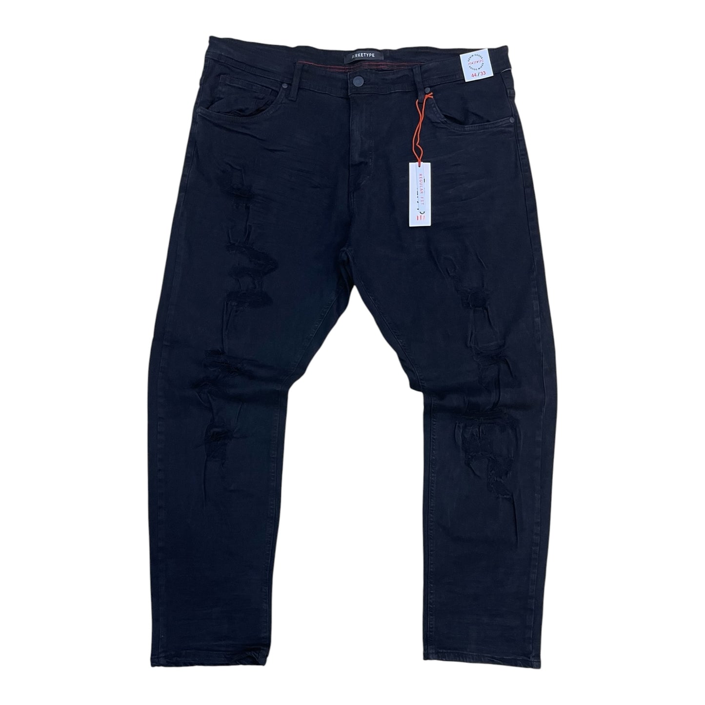 PC03X - Big Men's Core Ripped Slim-Fit Stretch Jeans
