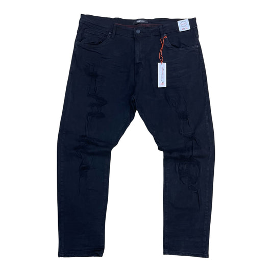 PC03X - Big Men's Core Ripped Slim-Fit Stretch Jeans