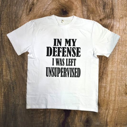 JC020925 - In My Defense Regular-Fit Graphic T-Shirt