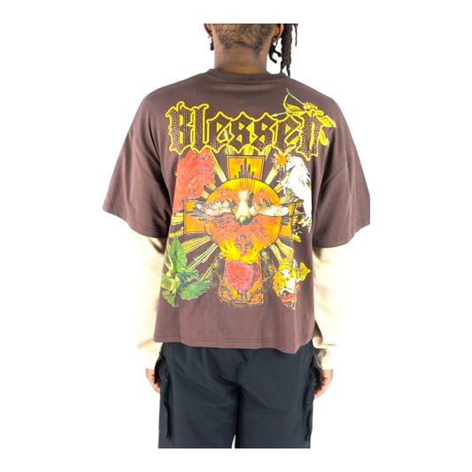 152-241 - Blessed 2-Fer Graphic Crewneck