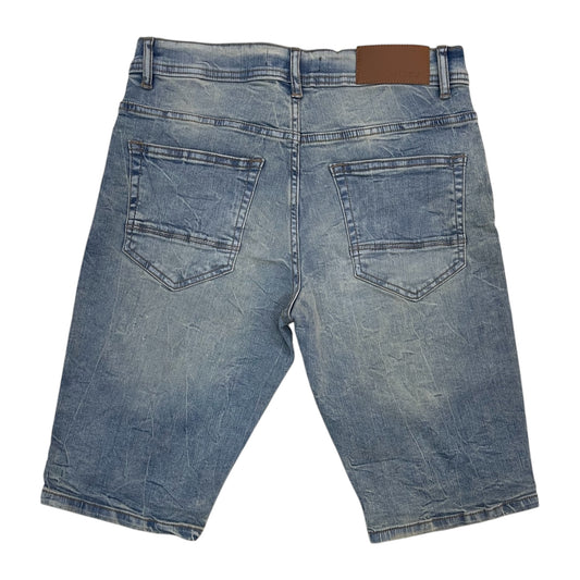 S606 - Cypress Laser Motif Slim-Fit Shorts
