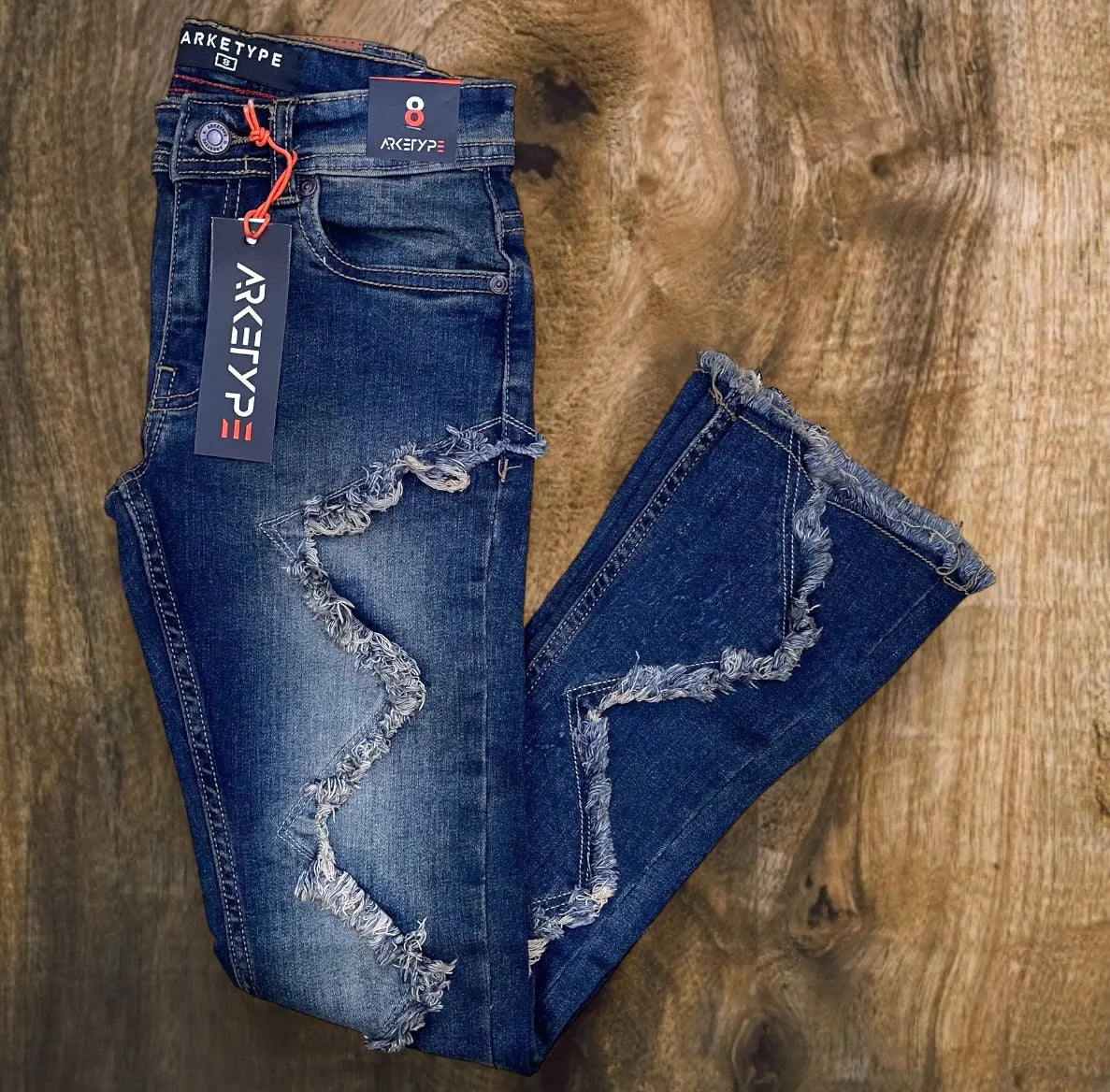 P484K - Rush Hour Stacked Jeans Boys