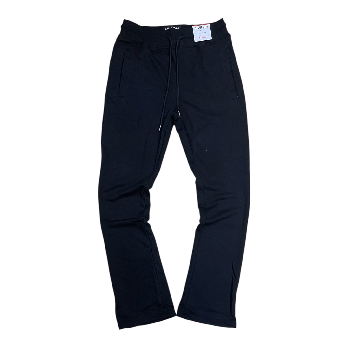 P569 - Cozy Core French Terry Fleece Stacked Pants