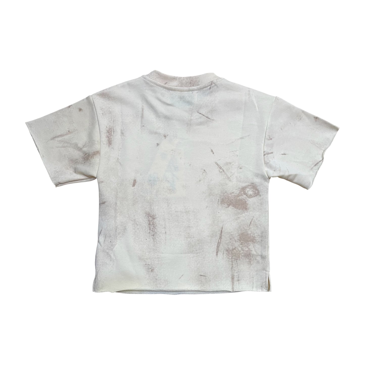 T1484B - Boy's/Kid's Chillin Rhinestones Cropped Top T-Shirt