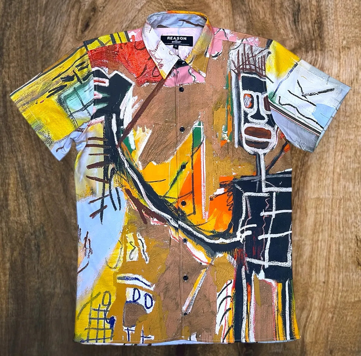 JMB-06 - S/S SHIRT BASQUIAT AOP