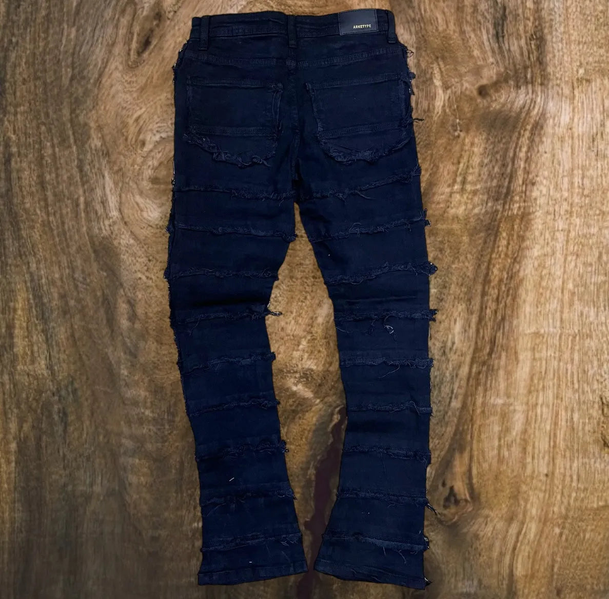 P481K - Cactus Stacked Jeans Boys