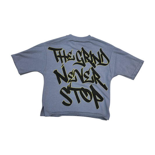 SD2607 - Midnight Motives with Rhinestone French Terry Cropped Top