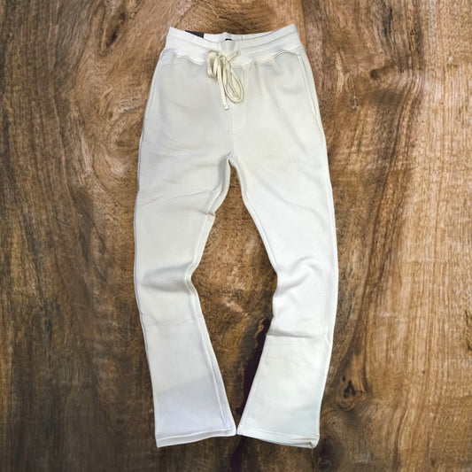 100-475 - Stacked Fleece Pants (Cream)