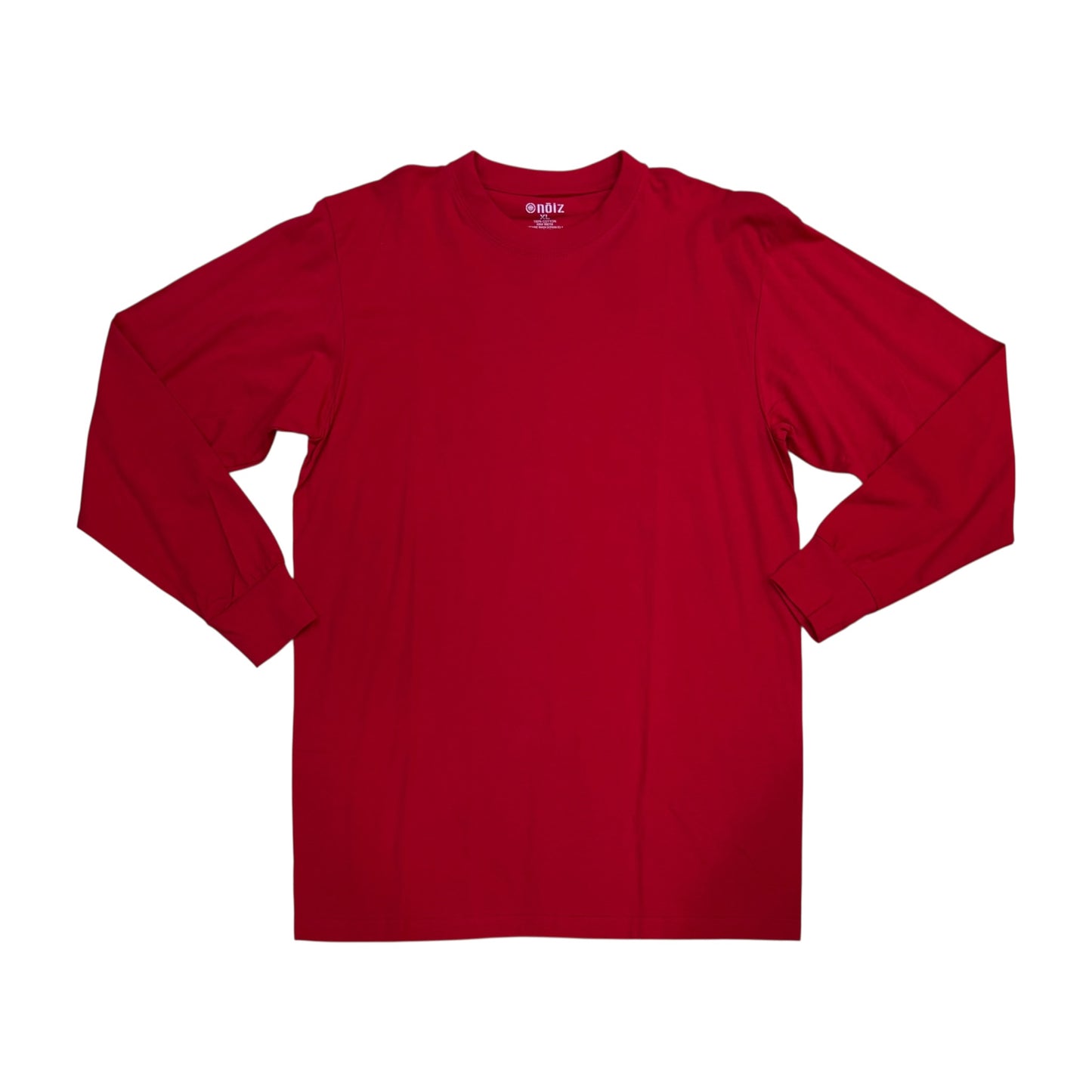 TLS001 - Long Sleeve Plain Solid Regular-Fit T-Shirt.