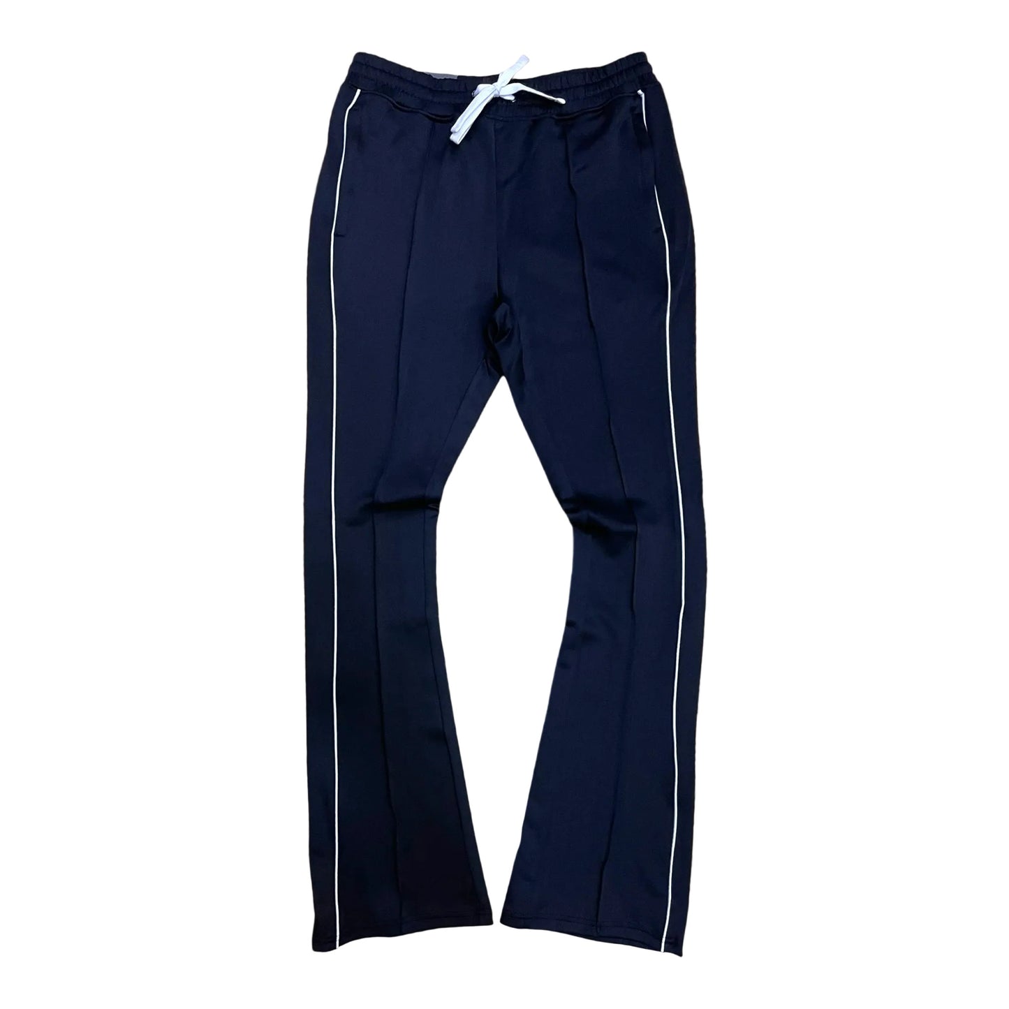 100-470 - Track with Side Stripe Drawstring Stacked Fit Pants