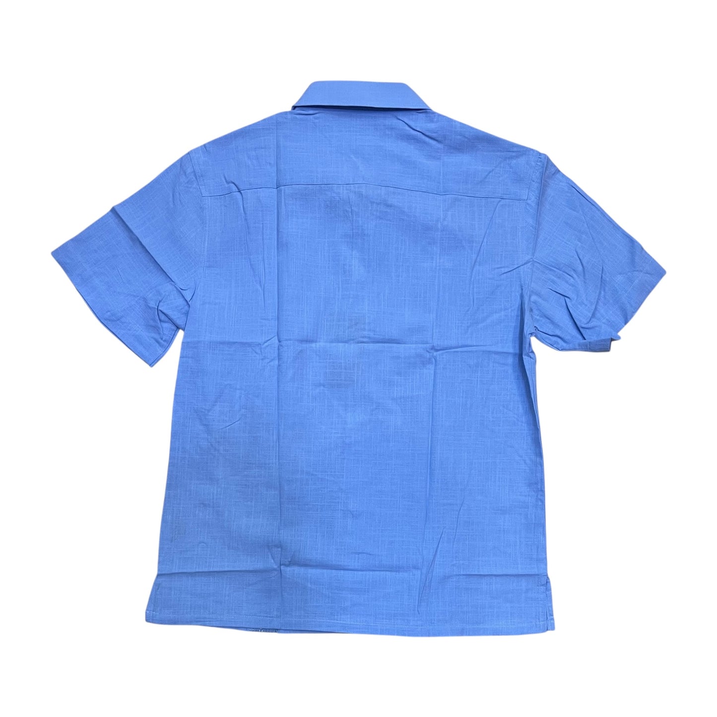 RS2260 - Guayabera Style Modern Fit Short Sleeve Button Down Shirt