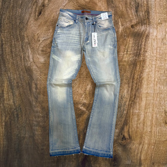 P537 - Essntl Stretch Stacked Flare Jeans