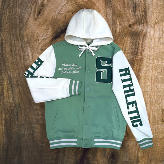 142-521 - Superior Fleece Varsity Jacket