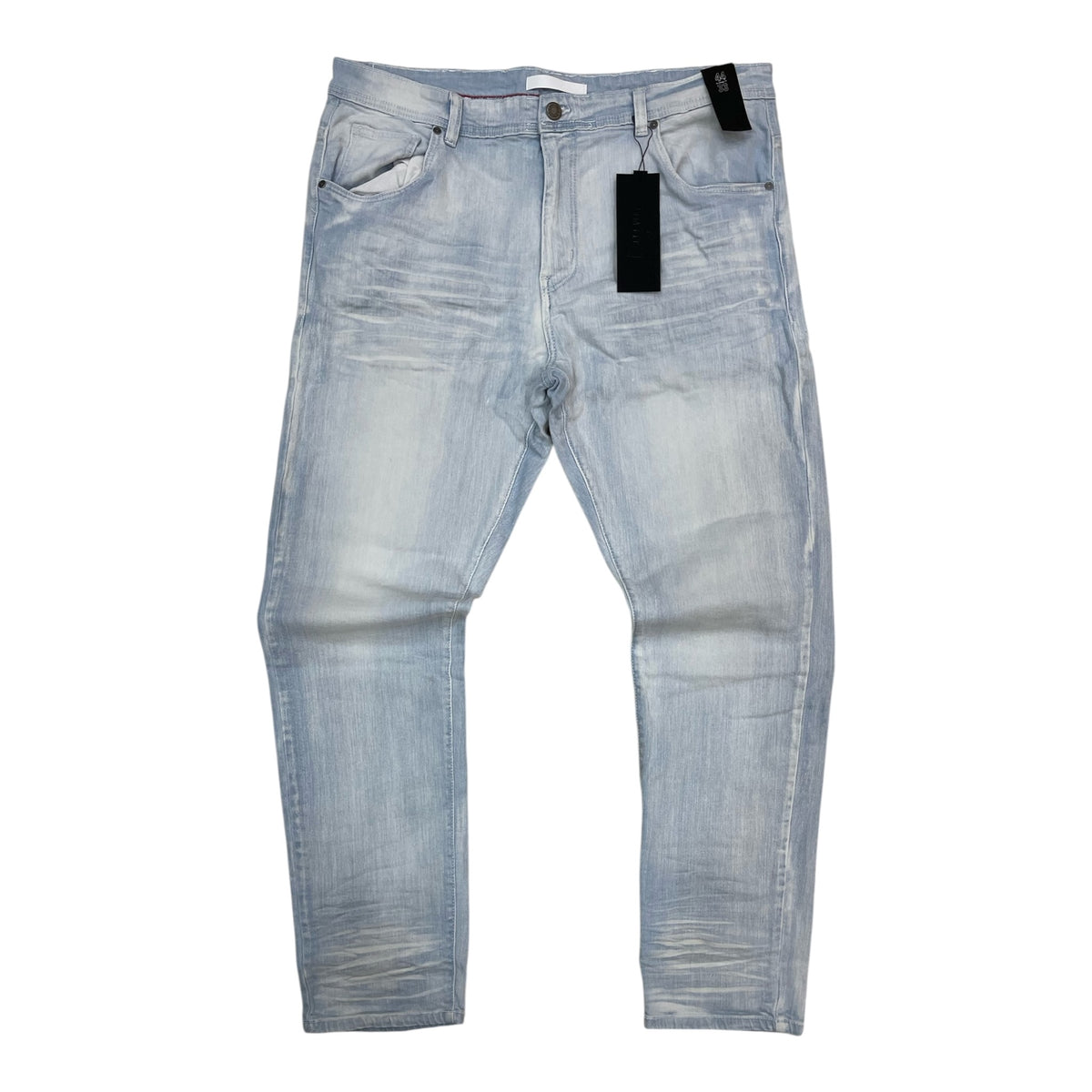 PC05X - Big Men's Core Washed Clean Look Slim-Fit Stretch Jeans