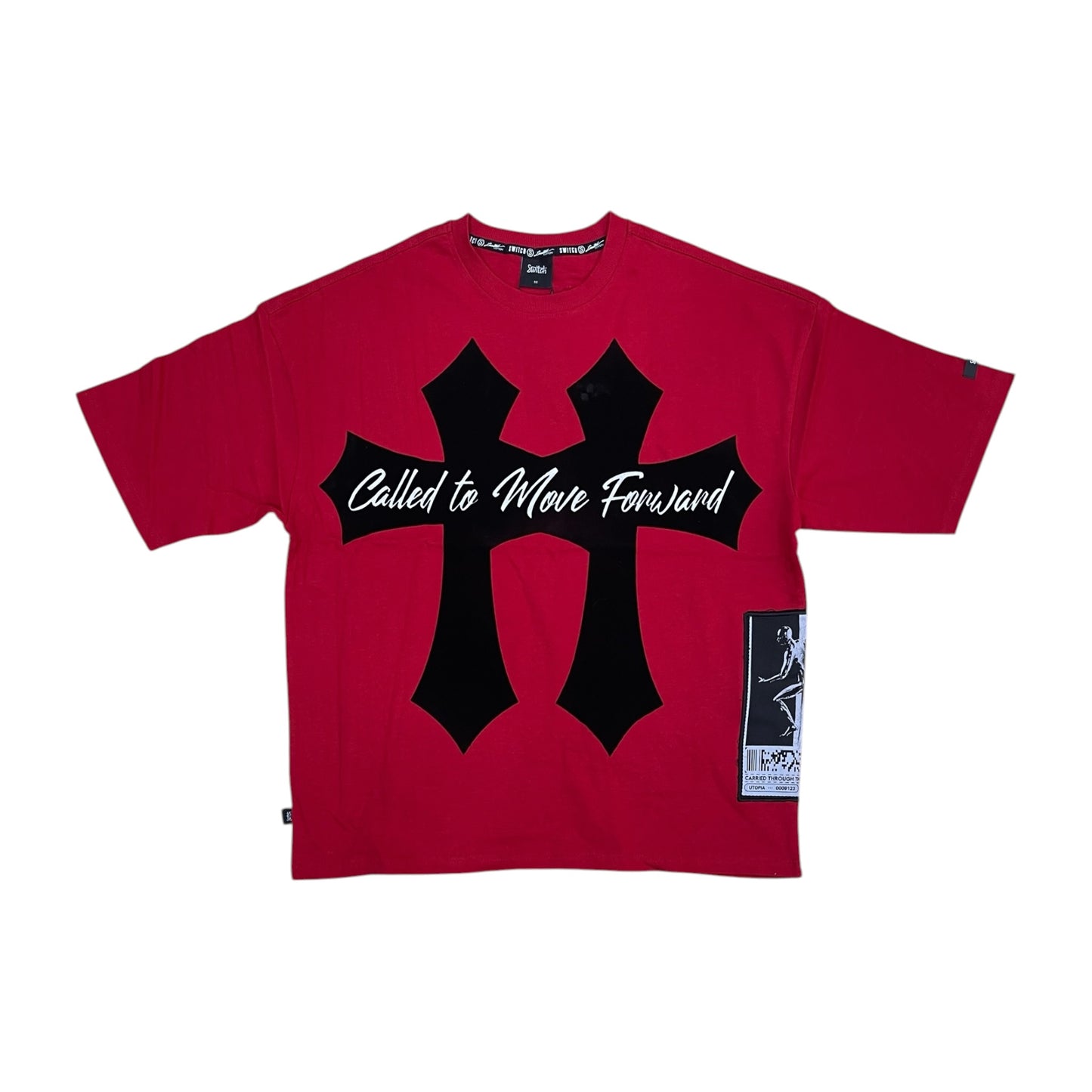 WH-SW6130 - Called to Move Forward Boxy Graphic T-Shirt