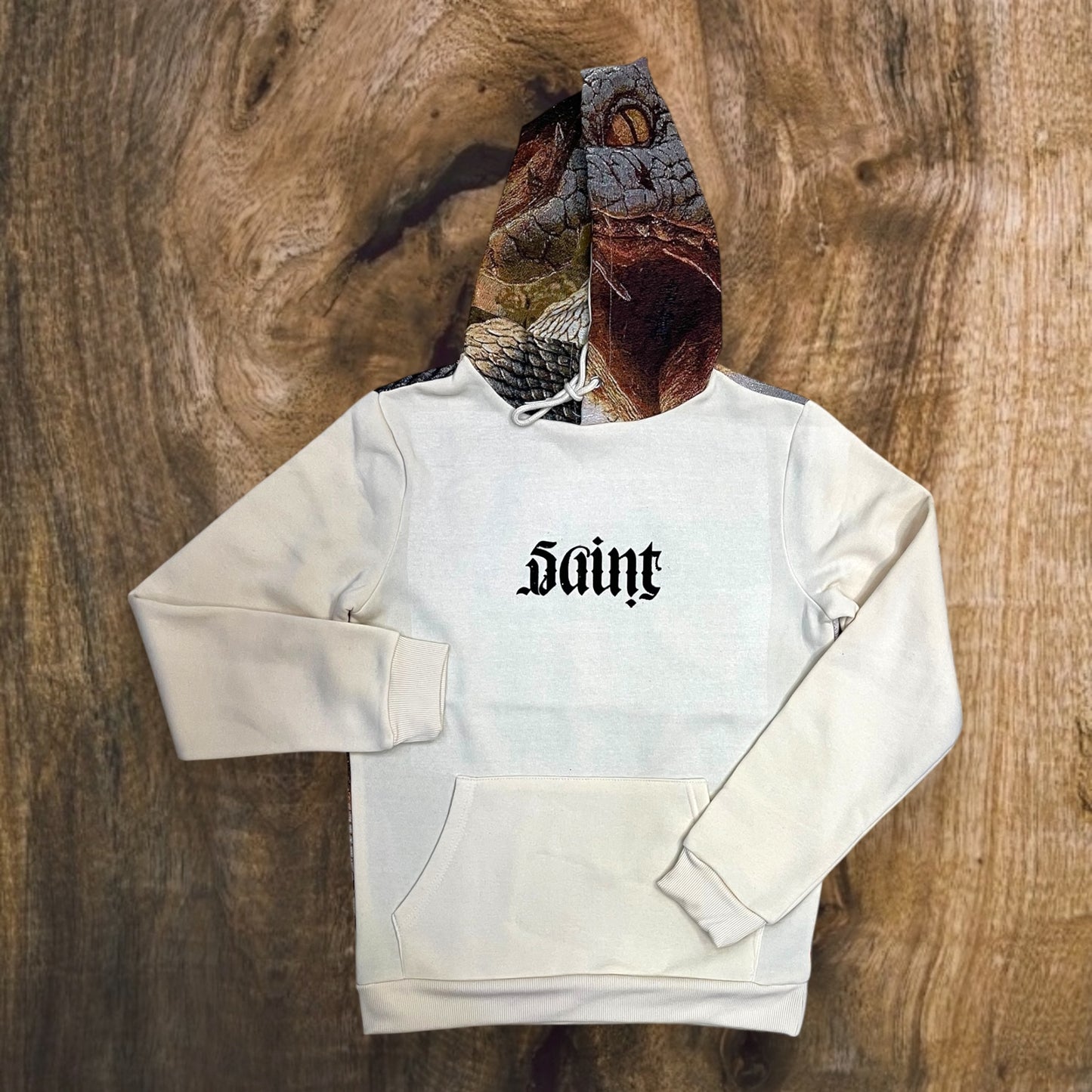 FB2551 - Saint Rhinestone Tapestry Graphic Hoodie