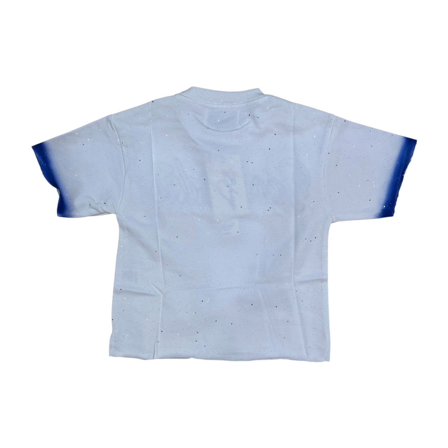 T1455B - Boy's/Kid's Doomsday with Rhinestones Cropped Top T-Shirt