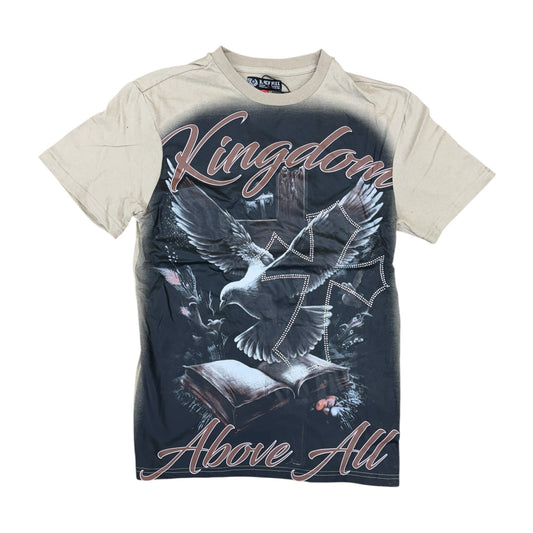 FB1605K - Boy's/Kid's Kingdom Above All with Rhinestone Graphic T-Shirt